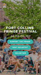 Mobile Screenshot of fringefestivalfortcollins.com