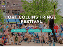 Tablet Screenshot of fringefestivalfortcollins.com